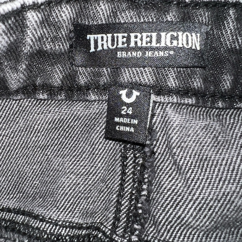 True Religion Urban Outfitters Denim Cargo MIDI Slit Skirt - Picture 7 of 10